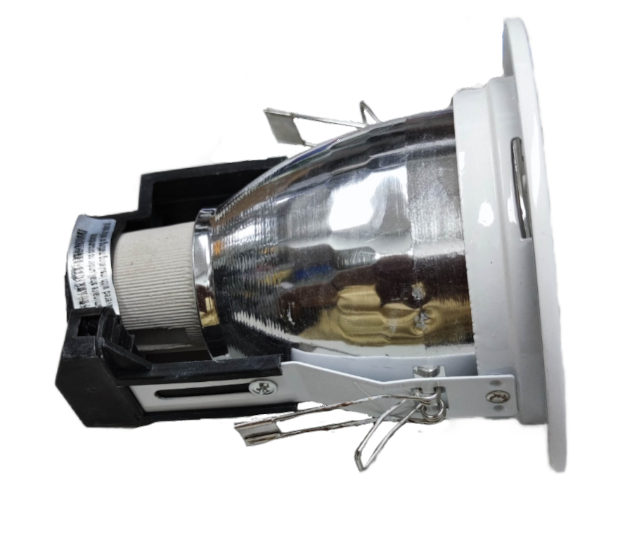 Philips Recessed Downlight E27 White Border with adjustable housing for sleek interior lighting