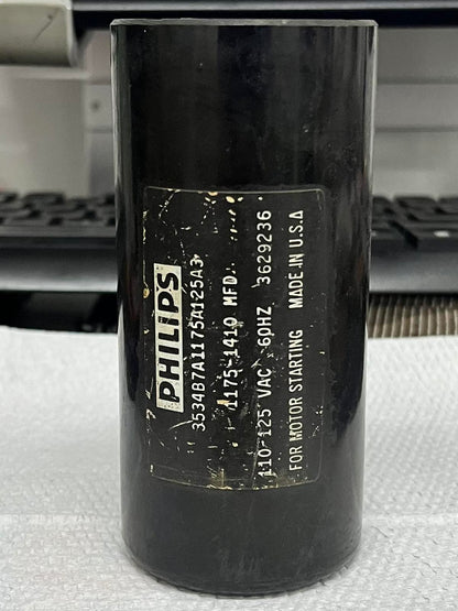 Philips Starting Capacitor 1175-1410MFD black cylindrical motor starting capacitor electrical part