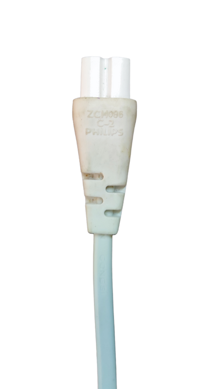 White Philips T5 batten connector wire with two-pin socket for T5 fluorescent tubes