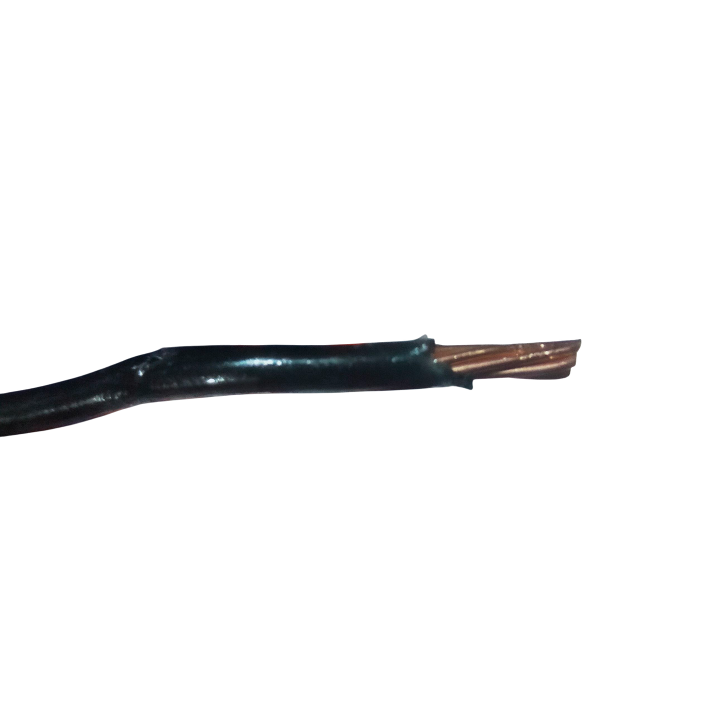 Philflex THHN wire 8.0 mm stranded with black insulation and copper strands exposed