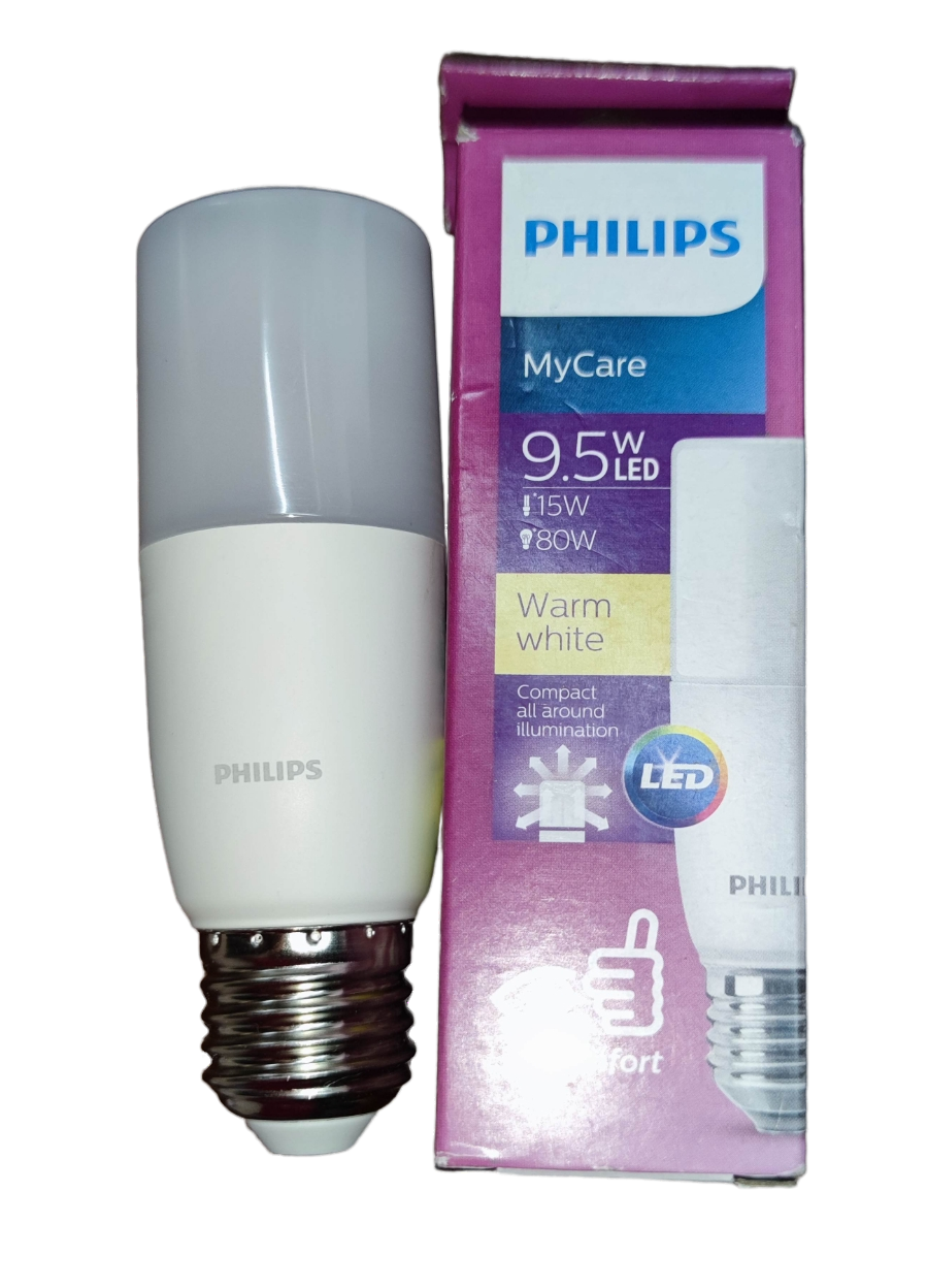 Philips MyCare 9.5W warm white E27 LED bulb 220V for energy-efficient home lighting