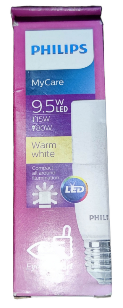 Philips MyCare 9.5W warm white E27 LED bulb 220V with compact all-around illumination