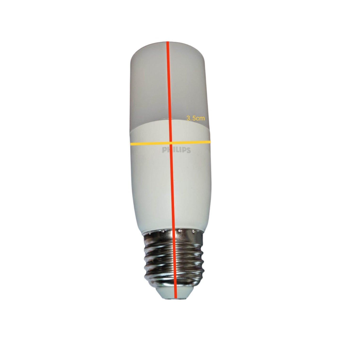 Philips warm white LED bulb 3000K Eye Comfort with a sleek design for optimal illumination