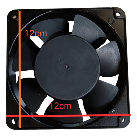 4x4 Box Fan 220V Blade Size 10cm x 10cm Exhaust Fan 5 Blades Blower Fan 120mm x 120mm x 38mm 60Hz