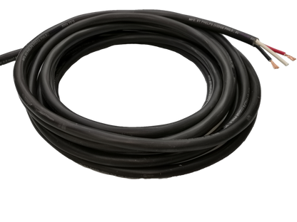 Phelps Dodge 3 core 5.5mm royal cord black electrical wire with three exposed copper leads