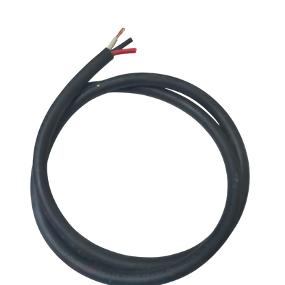 Phelps Dodge 3 core 5.5mm royal cord wire with black outer insulation and red black white inner wires