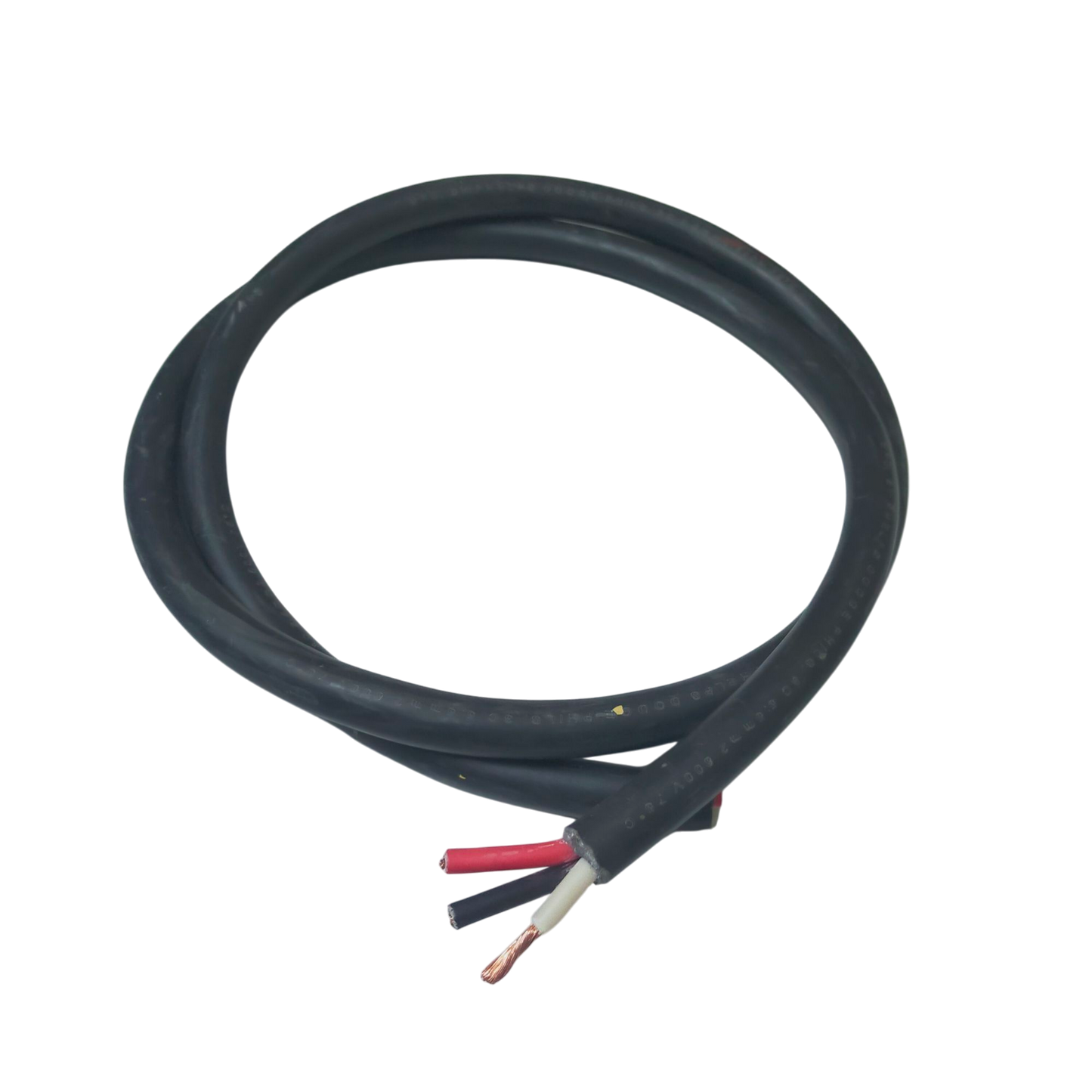 Phelps Dodge 3 core 5.5mm royal cord wire with black insulation and exposed copper strands