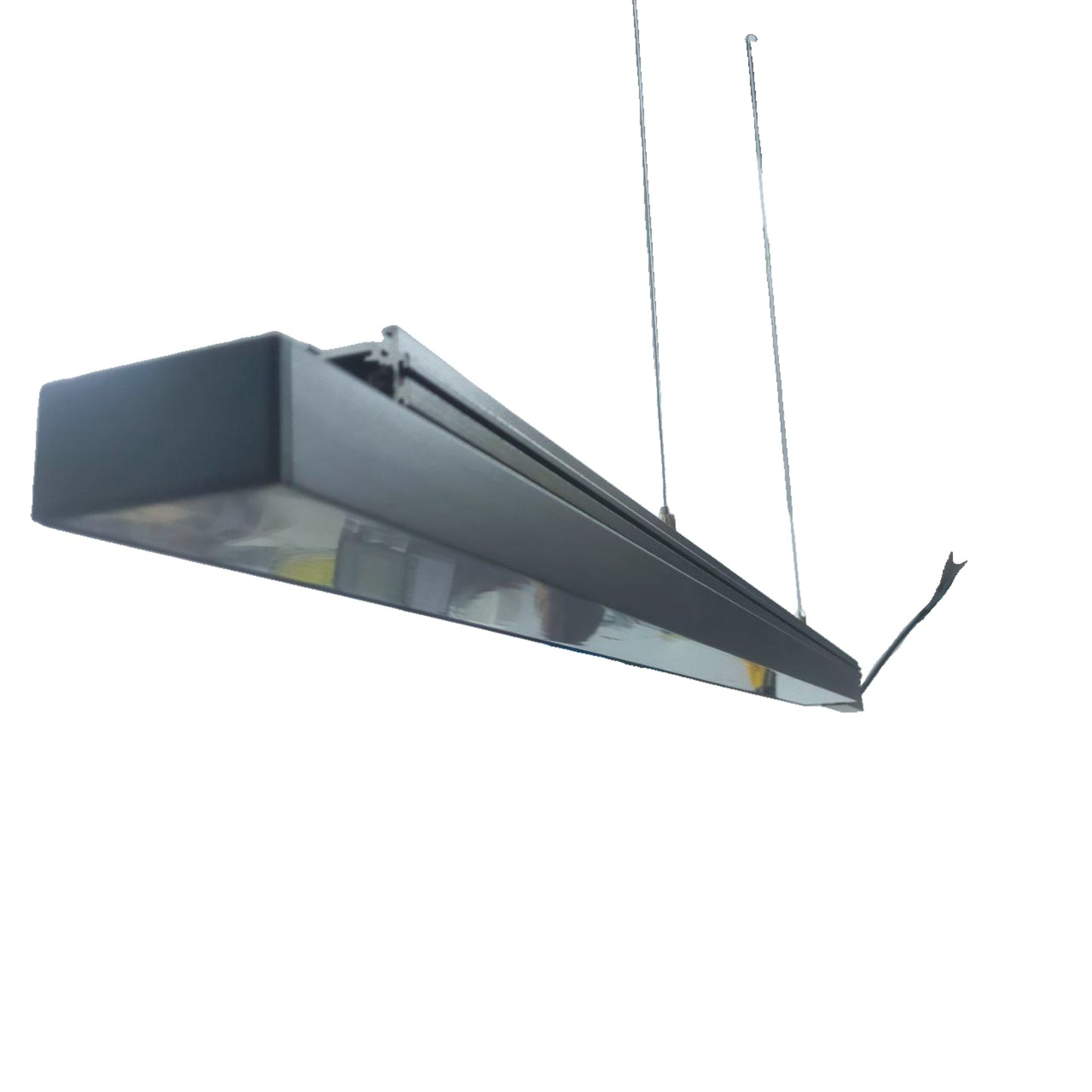 Illumiq Terra 36W Magnetic Track Light with 1 Meter Track Bar 20mm 3000K Warm White and 100W Power Supply Pendant Mounting 1200mm x 70mm x 40mm