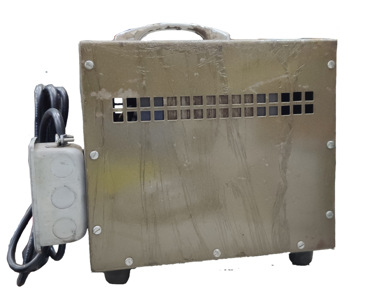 Denko 3000W Step Down Transformer 220V in a metal casing with ventilation grid and attached power cable