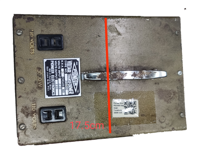 Denko 3000W Step Down Transformer 220V with dual 110 volts outlets and metal handle