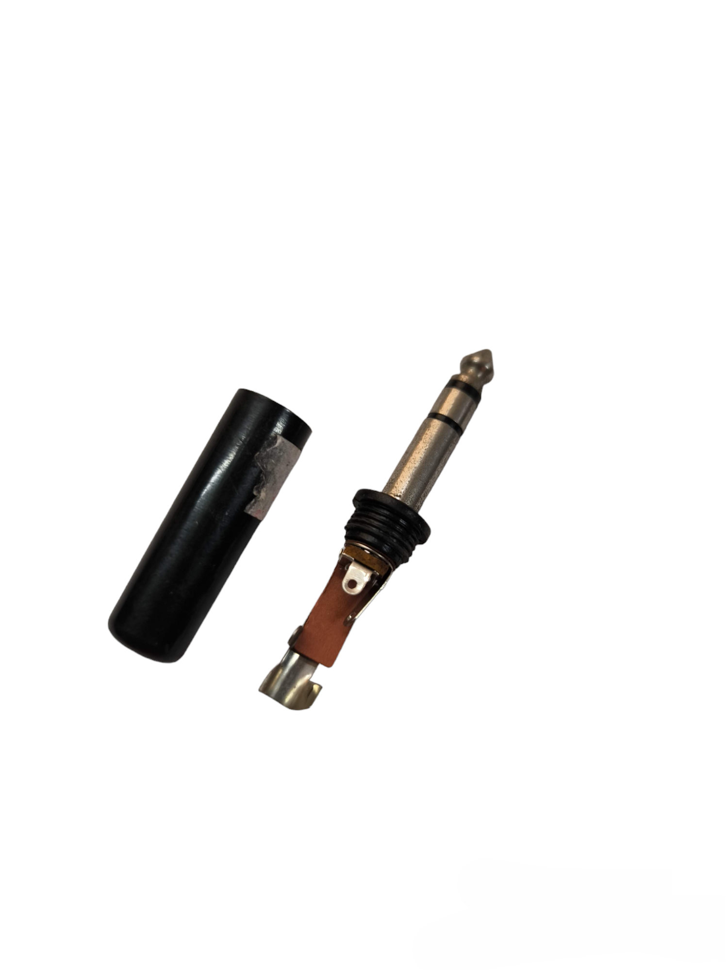 PL-55 Stereo Plug with Plastic Handle microphone accessory with black plastic casing from China