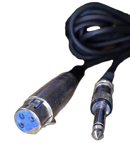 PL55 to XLR microphone cord featuring a durable design for reliable audio connections