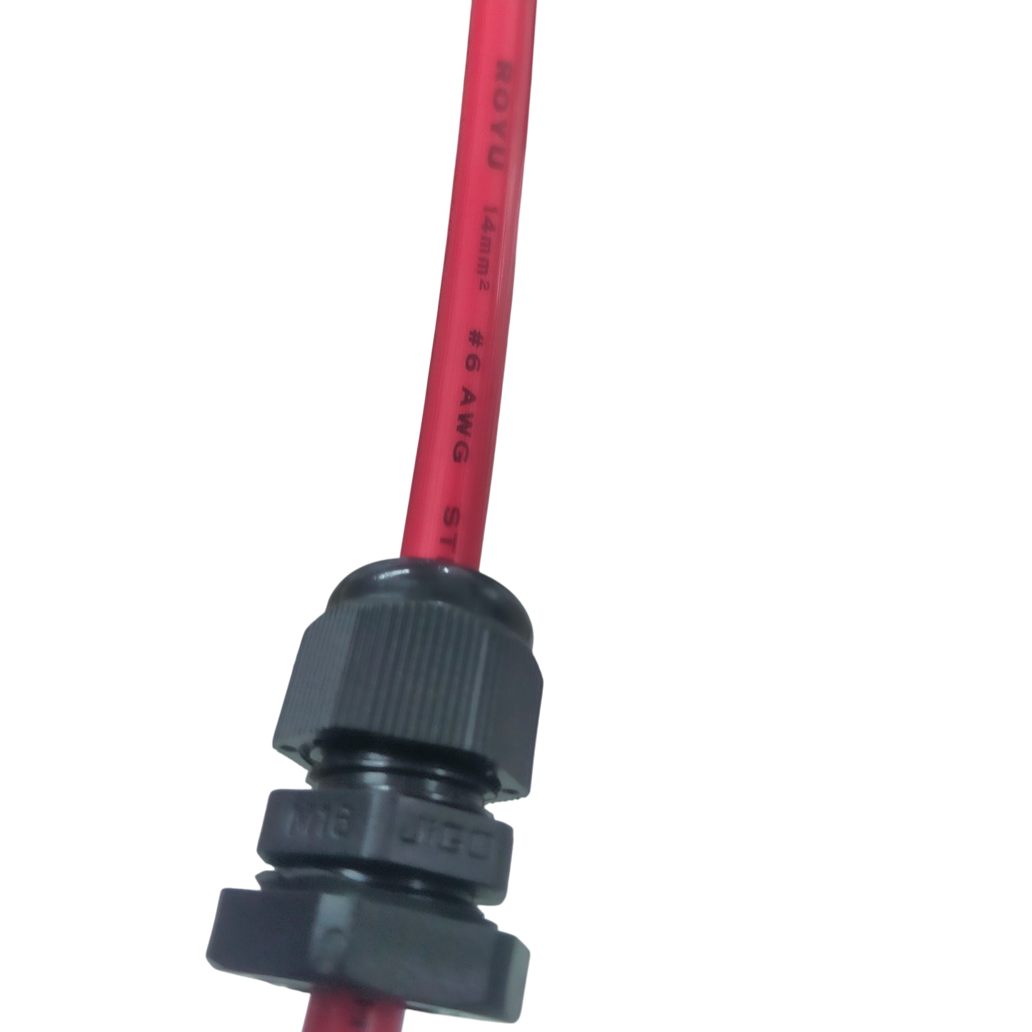 Grippes plastic cable gland M16 100 pcs for secure cable management and protection in installations