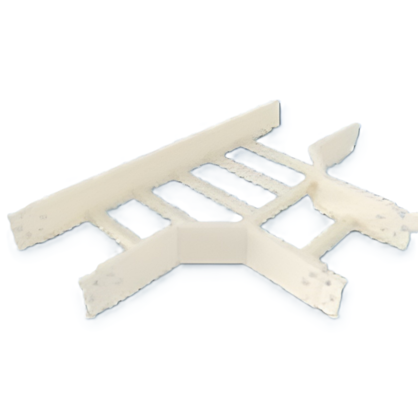 Royu cable management corner piece in white measuring 300mm x 100mm or 4 Inches x 12 Inches