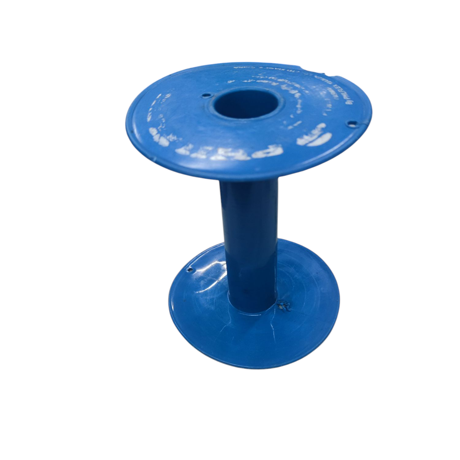 Plastic Long Spool 20cm in blue for easy tape dispensing and organization