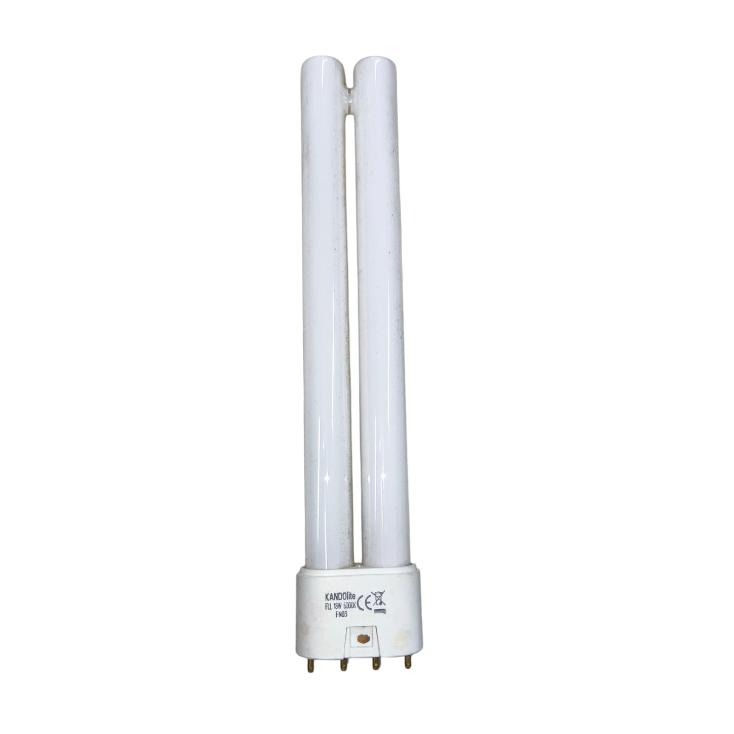 Kandolite 18W PLL Daylight 6500K compact fluorescent bulb with four-pin base