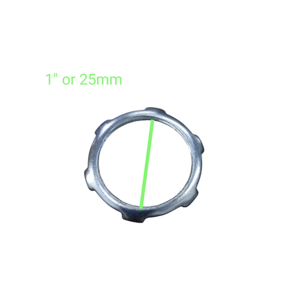Local vendor Locknut for RSC Pipes 15mm metal round scalloped locknut for conduit fittings