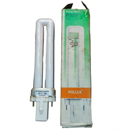 Pollux G23 Pin Base CFL Bulb 7W compact fluorescent bulb with original packaging