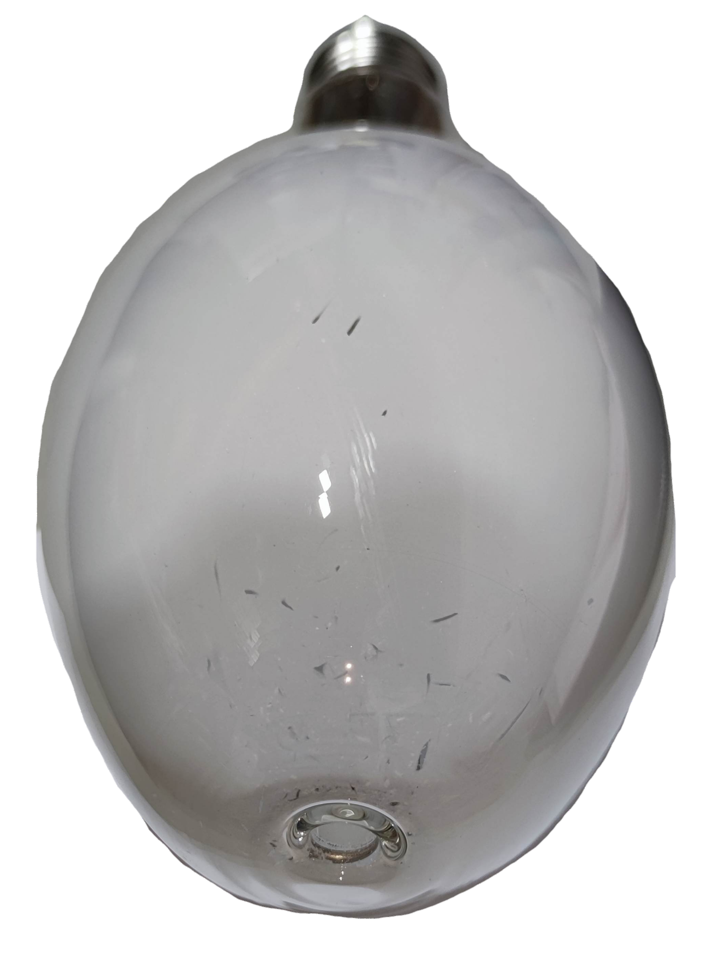 Pollux Mercury Lamp 500W E40 220V industrial high intensity bulb top view white glass