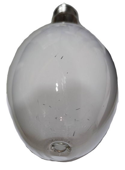 Pollux Mercury Lamp 500W E40 220V industrial high intensity bulb top view white glass