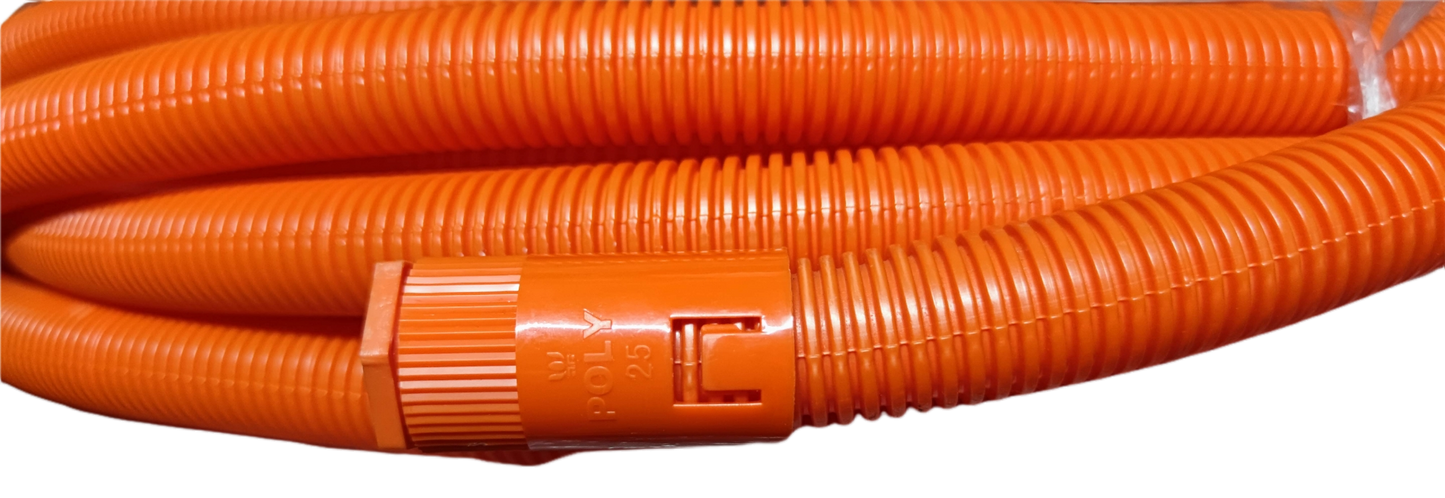 Poly Adaptor for PVC Flexible Hose orange corrugated electrical conduit connector for wiring protection