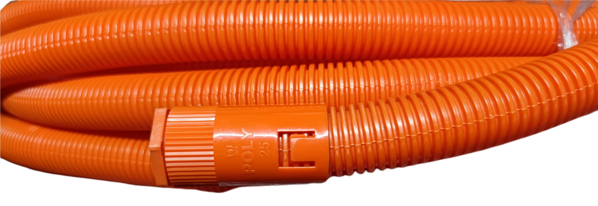 Poly Adaptor for PVC Flexible Hose orange corrugated electrical conduit connector for wiring protection