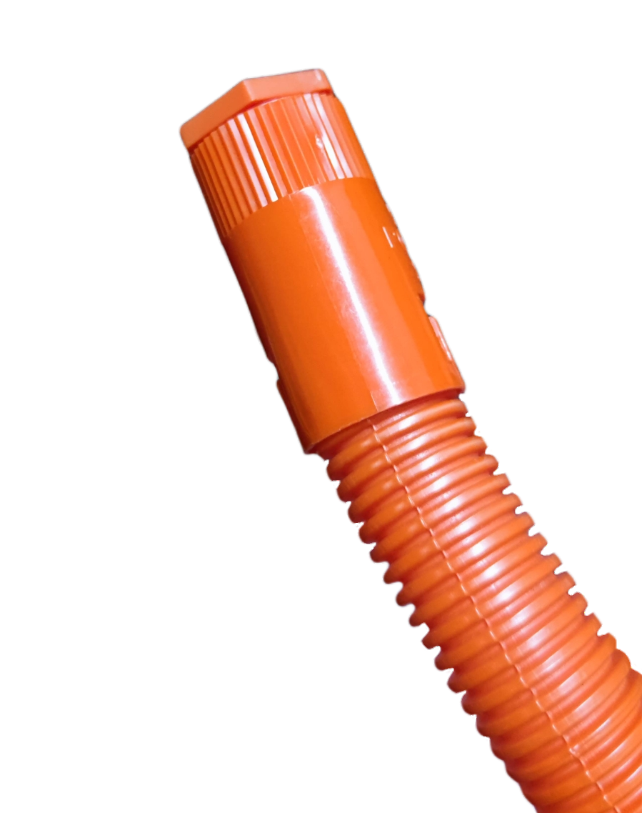 Poly orange Adaptor for PVC Flexible Hose corrugated electrical conduit connector for wiring protection