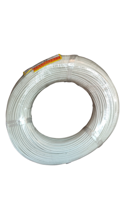 China 1.0mm silicon wire high temperature white coil silicone insulated flexible wire for electronics