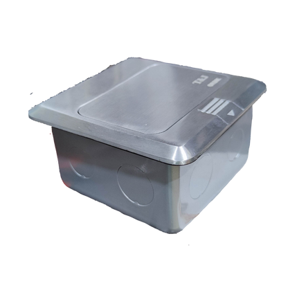 T&J Pop-up USB 5V 2.1A x 3 with Metal Utility Box power outlet with stainless steel cover