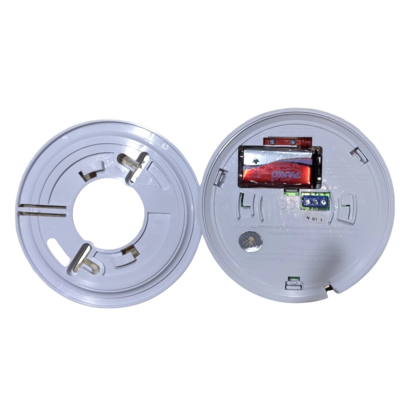 Potric Smoke Alarm Photoelectric Type 9V, Smoke Detector PT98A