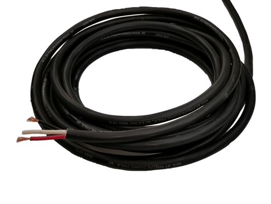 Phelps Dodge Power Cable AWG 14 3 Core with durable black insulation for reliable electrical connections