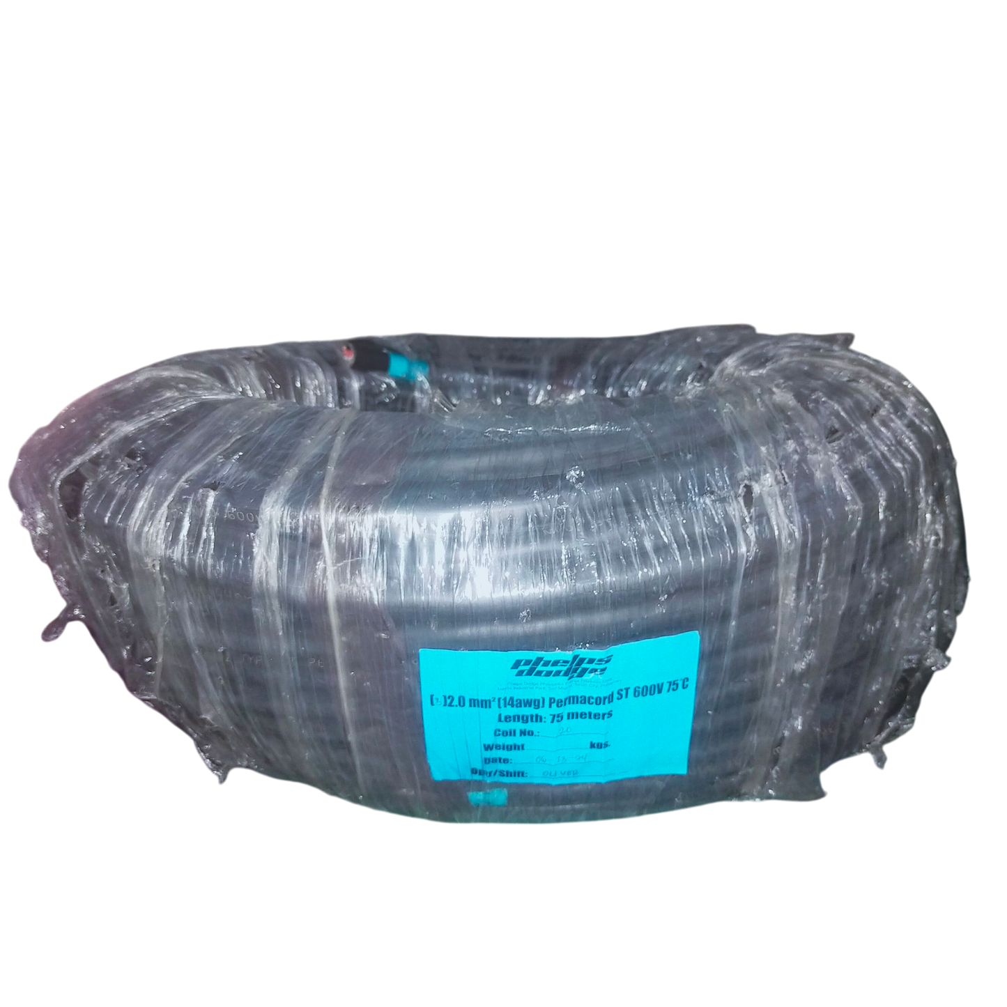 Phelps Dodge Power Cable AWG 14 3 Core bundled in protective packaging for electrical applications