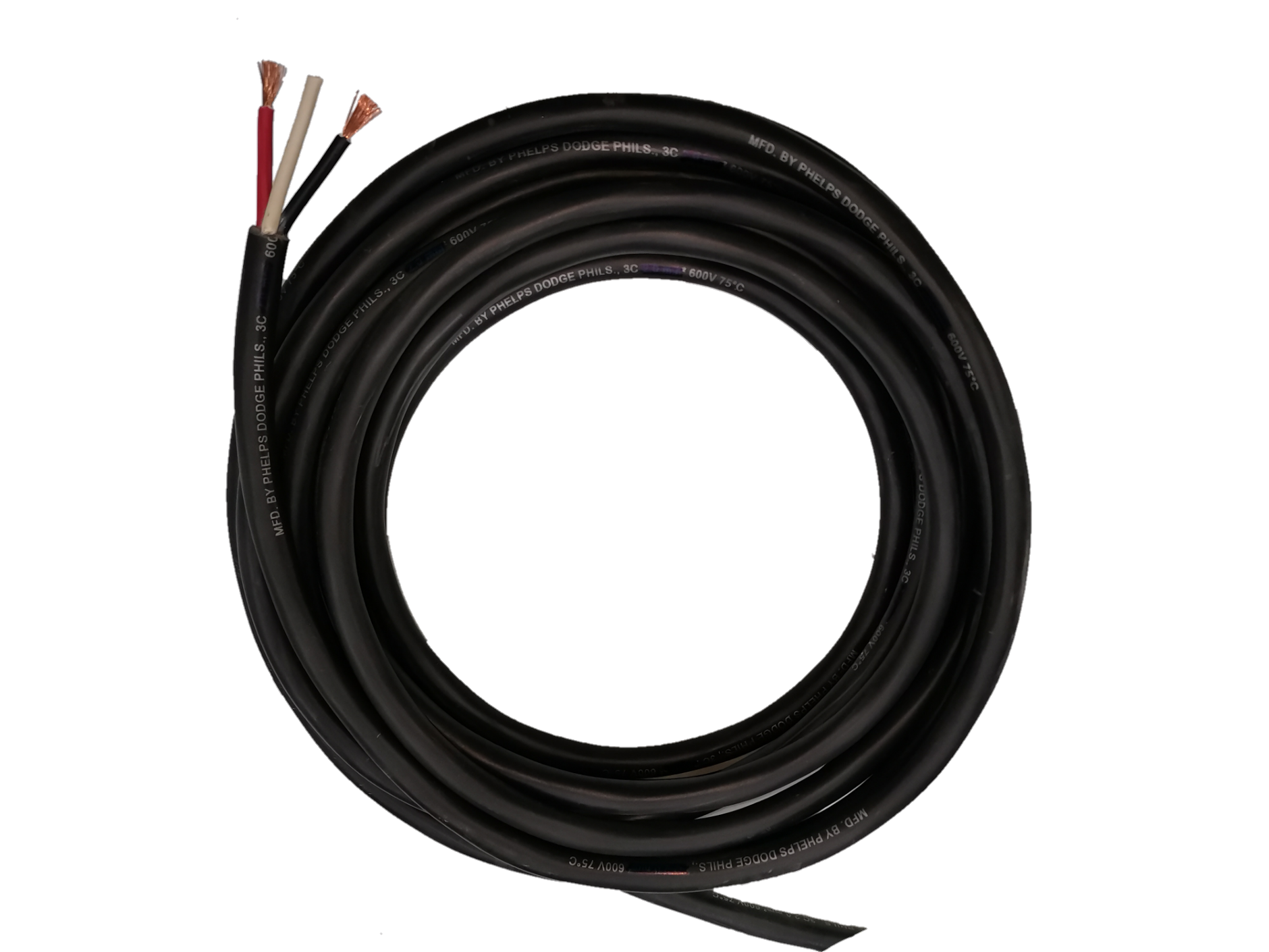 Phelps Dodge Power Cable AWG 14 3 Core with durable insulation for various electrical applications