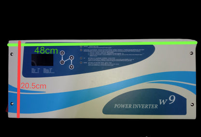 Denko 2000W Inverter 12VDC to 220V AC power inverter with blue and white casing