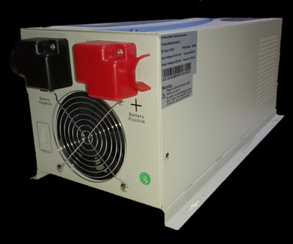 Denko 2000W Inverter 12VDC to 220V AC power converter with cooling fan and battery terminals