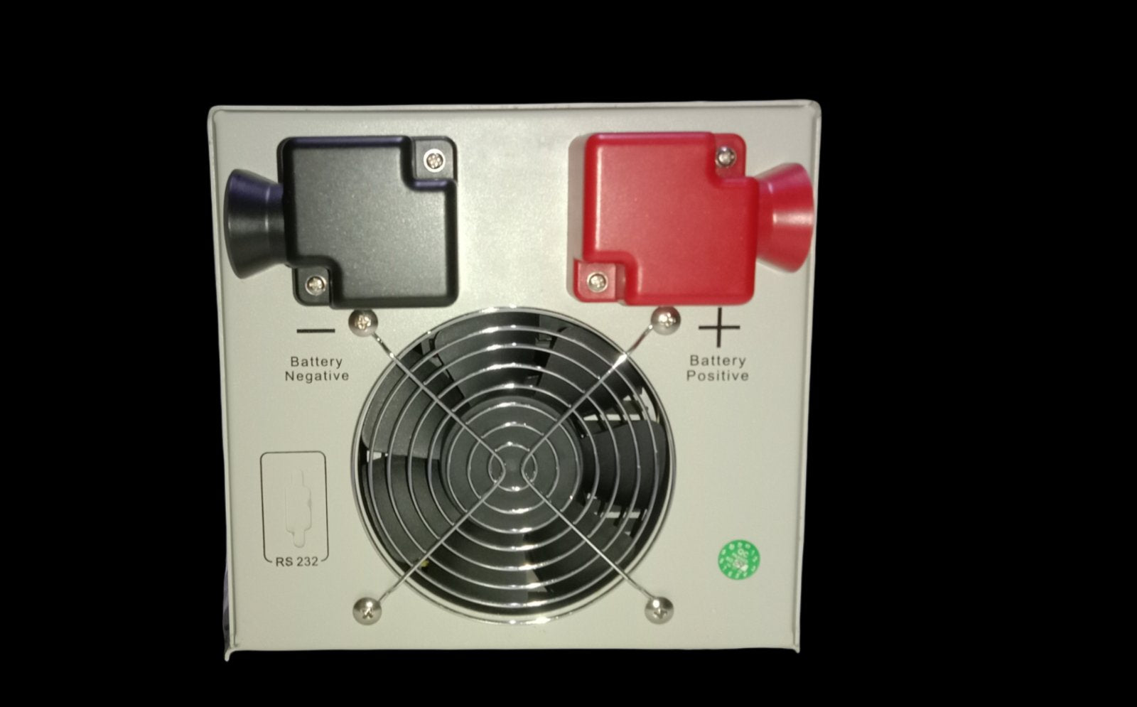 Denko 3000W Inverter 24VDC to 220V AC with cooling fan and battery positive and negative terminals