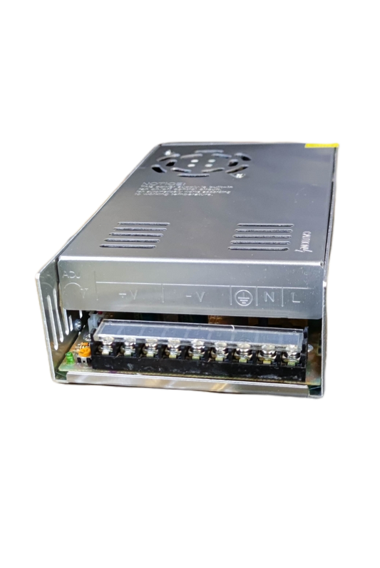 ZwitseRise Power Supply 24V 20A - 220V Input with multiple output connections for door chimes