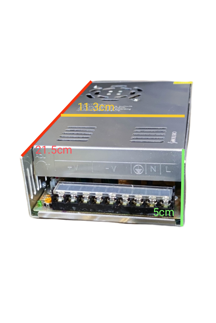 ZwitseRise Power Supply 24V 20A - 220V Input for Reliable Electrical Performance