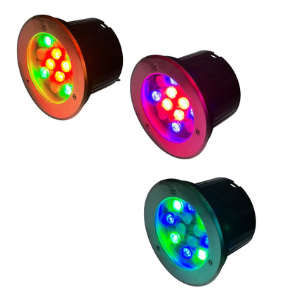 12W 12 VDC LED Pool Lights Colorful Underwater Pool Accessories
