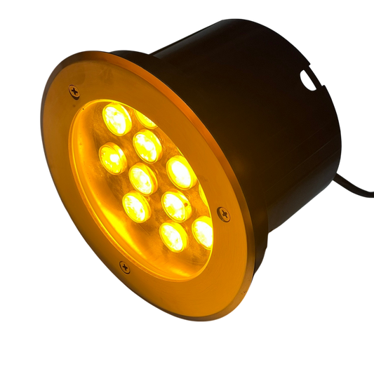 China 12W LED Pool Lights 12VDC Yellow Color