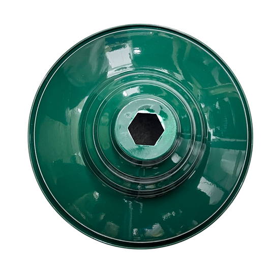 Amco Lamp Cover 14 Inches Shallow Type, Sombrero Green 14 Inches Lamp Cover