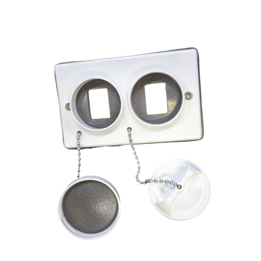 3982 Eagle 2 Gang Weatherproof Cover