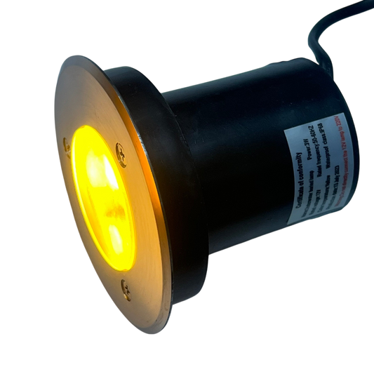 China 3W LED Pool Lights 12V Yellow Color