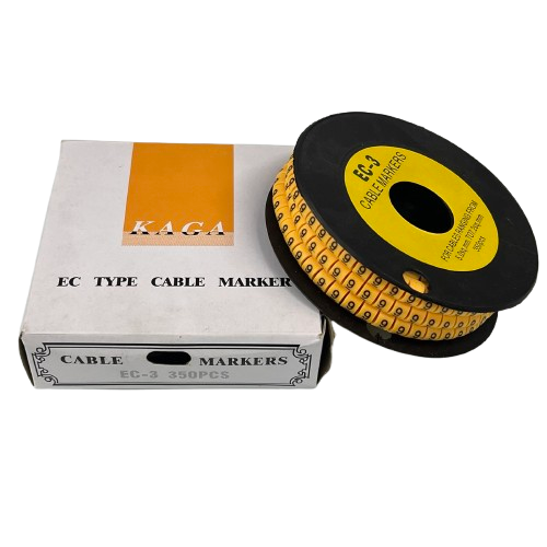 Cable (9) Marker 5.0mm to 7.2mm EC-3 Yellow, 350PCS