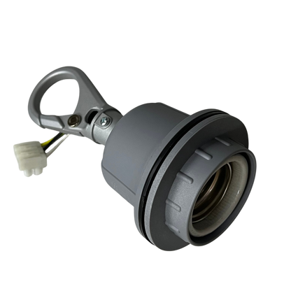Omni Heavy Duty Lamp Holder E40, Outdoor E40 Socket  Straight Lamp Holder with Hook