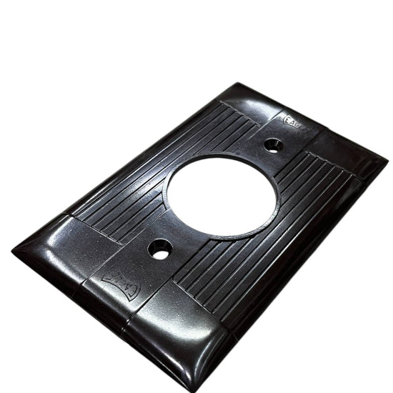 Eagle 1 Gang Round Plate Cover 35mm Brown 131-B