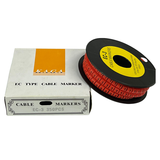 Grippes (1) Cable Marker Red 5.0mm to 7.2mm 350pcs