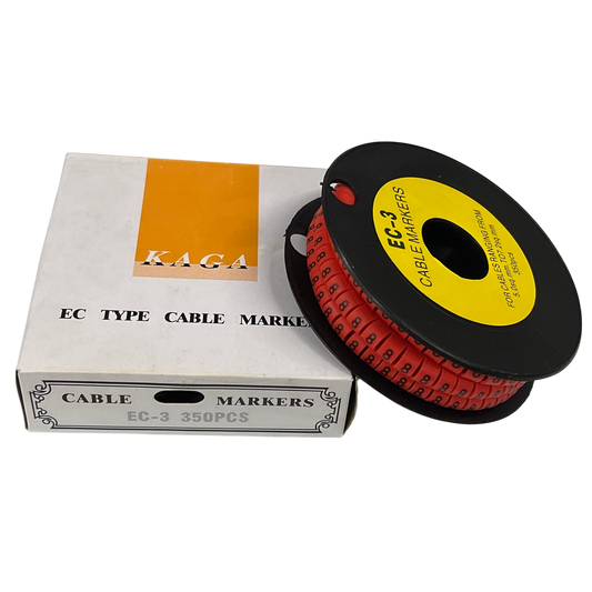 Grippes (8) Cable Marker Red 5.0mm to 7.2mm 350pcs