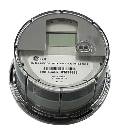 Aclara DIgital KWH Meter Single Phase 3 Wire CL200 FM2S I210