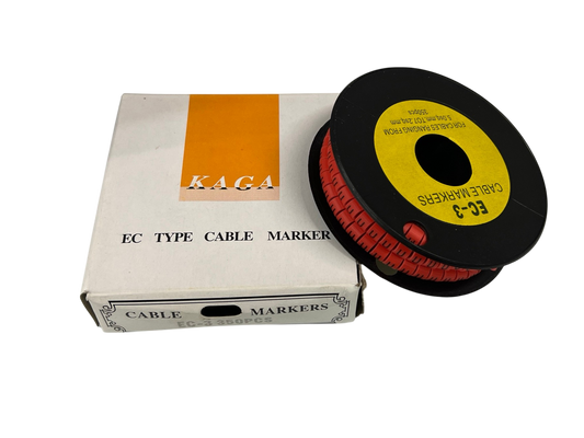 Grippes (U) Cable Marker Red 5.0mm to 7.2mm 350pcs